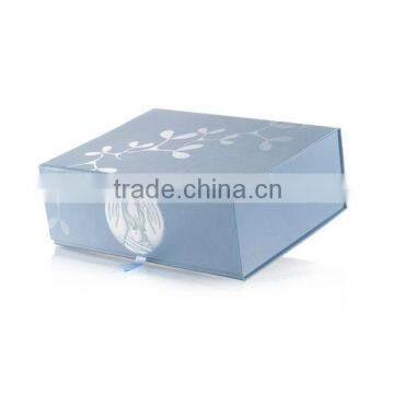 customized attractive fancy silk scarves paper packaging box