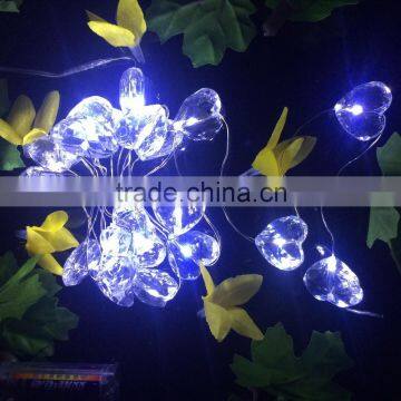 CE ROHS certificated christmas and holiday plastic flower led battery light