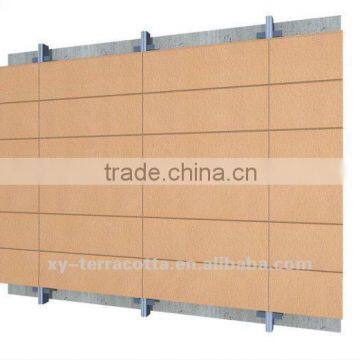 Terracotta rain screen panel