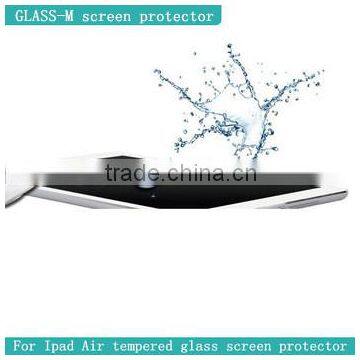 Case cover!!tempered glass screen protector for ipad Air(factory supply)