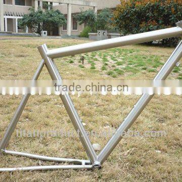 Titanium Road Bicycle Frame 700C For 34mm External Headset/With BSA68mm BB Shell