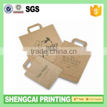 Shopping Promotion Flat handle kraft paper bag