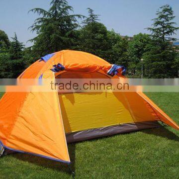 OEM Two People Double Layer Aluminium Pole Tent Outdoor Tent Camping Tour Tent UD16031