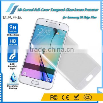 For Samsung S6 Edge Plus Glass Protector Screen Curved Transparent