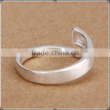 100% certificate international standard 925 silver ring