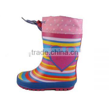 Kids sailing rubber boots child rain boot