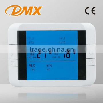 Large screen LCD programmable room thermostat