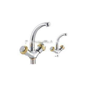 basin double water tap faucet (BQ5312-1F)