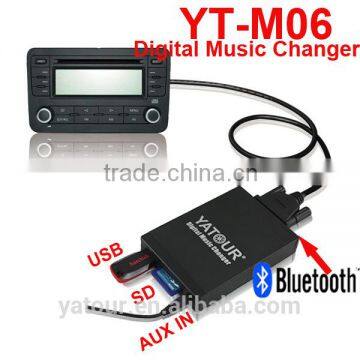 Yatour YT-M06 for car mp3 interface with usb sd aux in Yatour bluetooth car kit