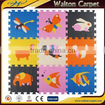 Lovely animal pattern educational kindergarten eva non-toxic puzzle mats