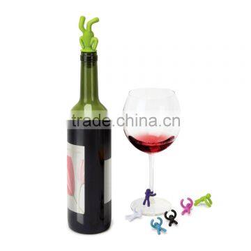 unique design silicone stopper wine stopper bottle stopper