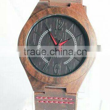 High quality new fashion wooden watch, 100% natural watch wood, wooden wrist watch Quality