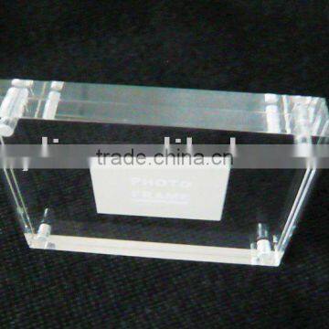 whosale hight quality acrylic block photo frame