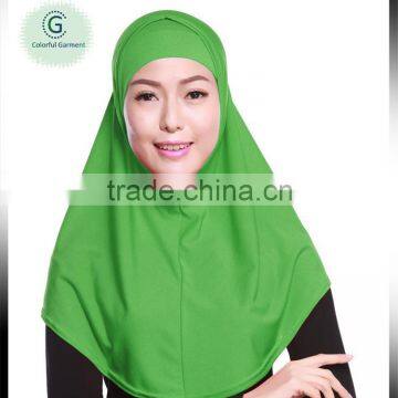 2pcs green muslim girl lovest shawl hijab
