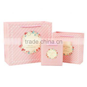 Fashion Custom Logo Printed Gift Paper Bag For A Best Wishes Gifts