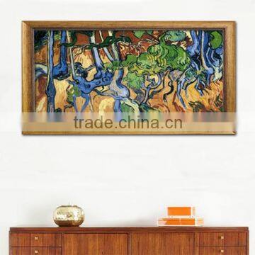 Reproduction painting Tree roots by Van Gogh for living room decoration