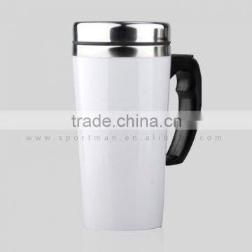450ml White Auto Car Mug Drinking Cup