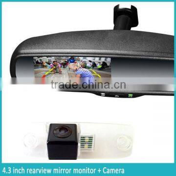 Germid Car Rearview Mirror With Bluetooth Wireless Backup Camera Display