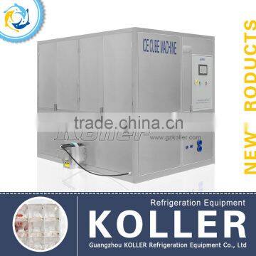 Koller 3 T commercial ice cube maker machines with packing system for bars CV3000