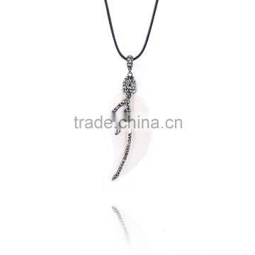 Cow Bone Jewelry men's charm necklace