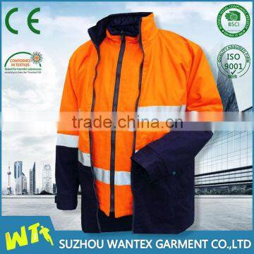 Best price Road EN20471 Orange Safety electrical heated jacket