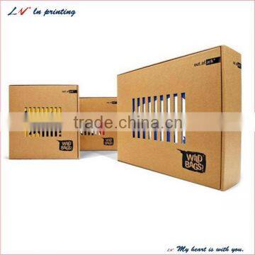 high quality paper shirt packaging box with pvc window made in shanghai