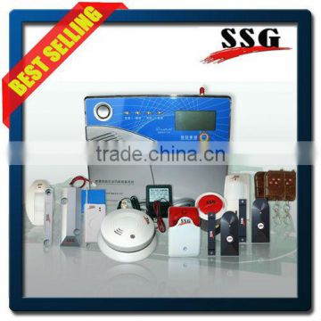 PSTN Wireless Intruder Alarm System for Security, with LCD Display, Separately arm/disarm each defense zone