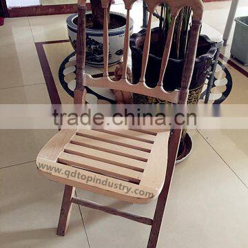 Slat Seat Folding Napoleon Chair