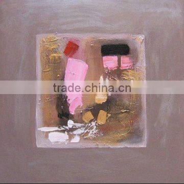 Abstract canvas oil painting