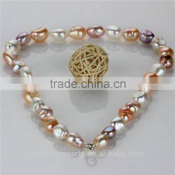 AA 12mm Mixed Color Baroque Pearl Set Cultured Pearl Set Designs