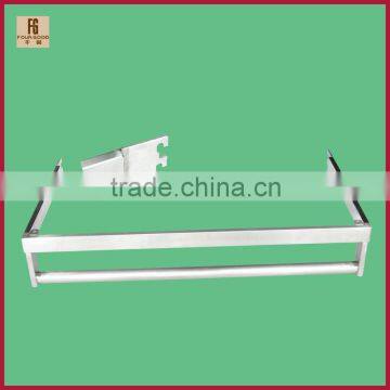 Stainless steel Side hang / hanging rail used in shop and hotel