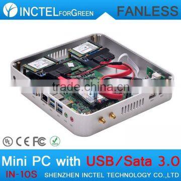 Fanless Alluminum Chassis Four Native Usb 3.0 C1037u 4g Ram 64g Ssd photo-5