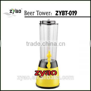 beer tower with ice tube