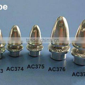 Two Types RC Aircraft Parts 2/2.3/3/3.17/4/5mm Aluminium Alloy Motor Adapter Alu E-Prop Spinners Adapter Bullet Propeller Clip