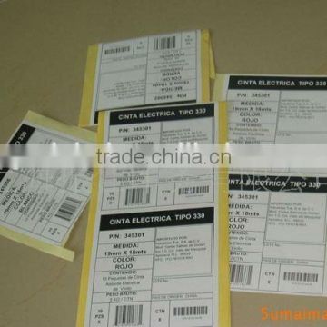 Direct manufacture vinyl material self-adhesive label stickers