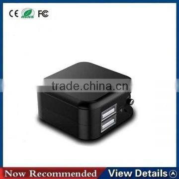 2 in 1 dual USB port wall and car mini usb car charger & wall charger for ip 3g/3gs/4g/4gs