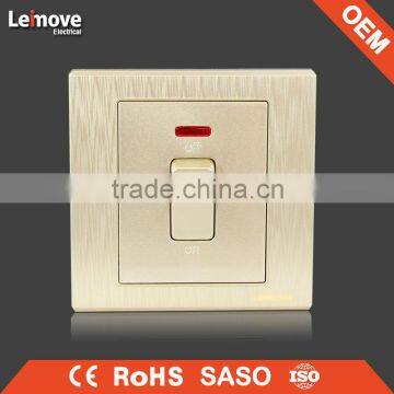 Woven Gold Finish One Gang One/two Way Wall Switch Arbitrary Point Switch photo-2