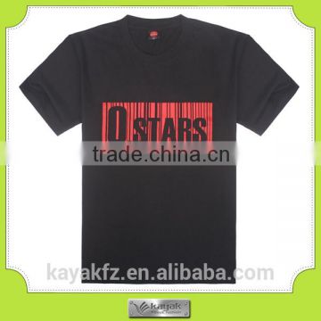 custom men silk screen printing cotton o-neck t-shirts