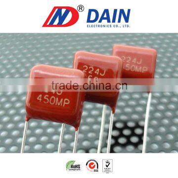 High quality and RoHs MPP capacitor cbb22 400v