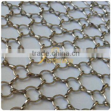 ring mesh curtain,metal chain ring mesh,ring mesh