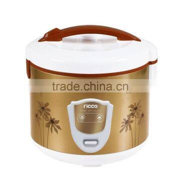 1.8L deluxe rice cooker with golden flower