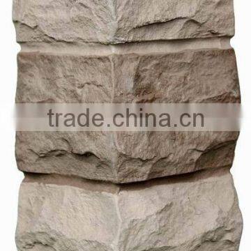 corner of stone wall panel,faux stone panel