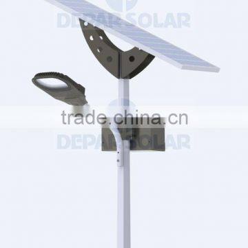 50W Solar Street Light 7m pole- ACCRA Series single arm lux design new product