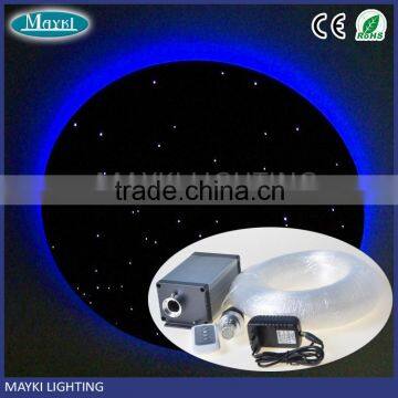 DIY-250 ceiling light color changing led with plastic fiber optic cable and led light generator