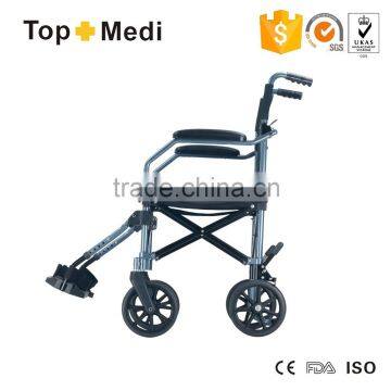 TOPMEDI New Travel Folding Wheelchair for Disabled and Old People/Silla de Ruedas Para Viaje photo-5