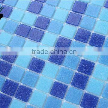 SMH18 Floor and Wall Mosaic Bule Glass Decorative Mosaic Glass Tile Mosaic photo-2