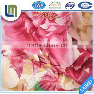 Top sell digital printed price of 100% polyester tissue fabric for bedding