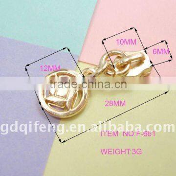 Qifeng Well Design Metal Zippers and Sliders F-661