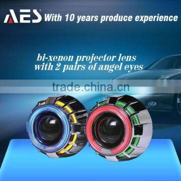 AES hid projector lamp kit dual halo lens kit