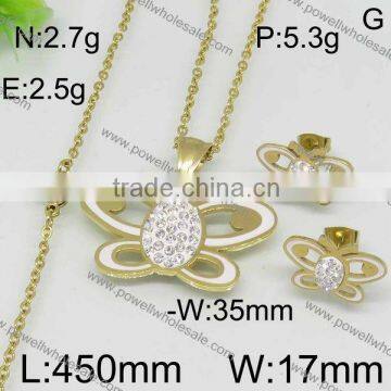 New Arrival Popular Gold Color African Animal and Women Sex Image Jewelry Set